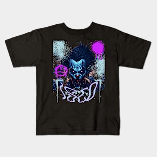 Evil clown halloween Kids T-Shirt